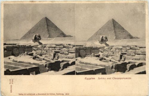 Egypt - Sphinx und Cheopspyramide - Stereo