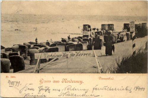 Gruss aus Norderney - Damenbad