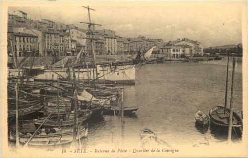 Sete, Bateaux de Peche, Quartier de la Consigne
