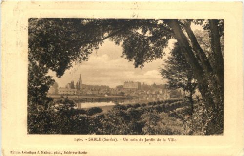 Sable, Un coin du Jardin de la Ville