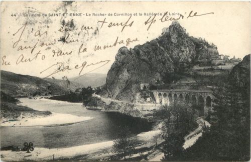 Saint-Ettiene, La Rocher de Cornillon et la Vaillee de la Loire