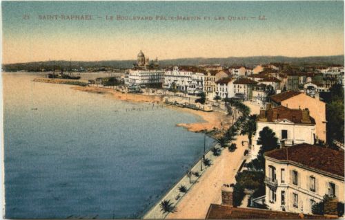 Saint-Raphael, Le Boulevard Felix-Martin et les Quais