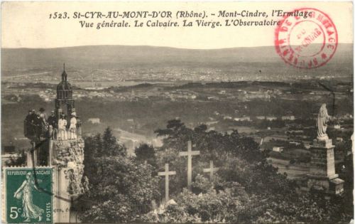 St-Cyr-Au-Mont-DÒr, Mont-Cindre, Vue generale