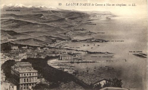 La Cote dÀzur de Cannes a Nice en aeroplane
