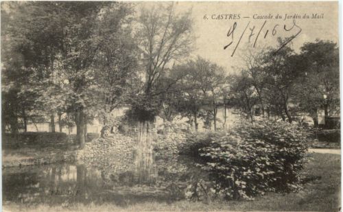 Castres, Cascade du Jardin du Mail