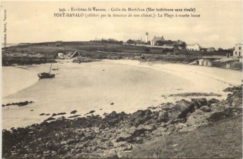 Port Navalo, LA PLAGE a maree basse