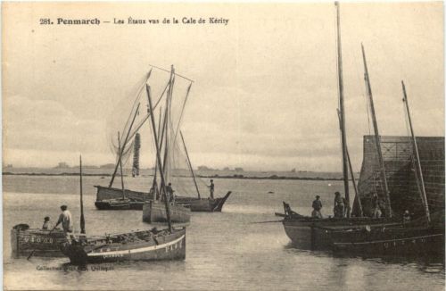 Penmarch, Les Etaux vus de la Cale de Kerity