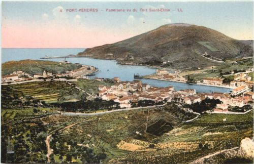 Port-Vendres, Panorama vu du Fort Saint-Elma