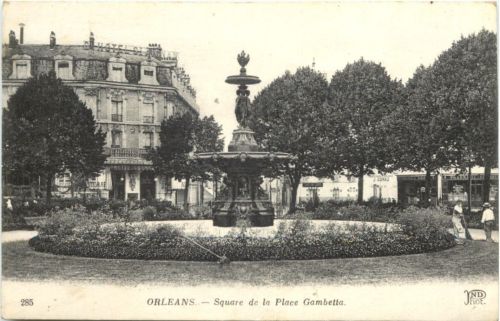 Orleans, Square de la Place Gambetta