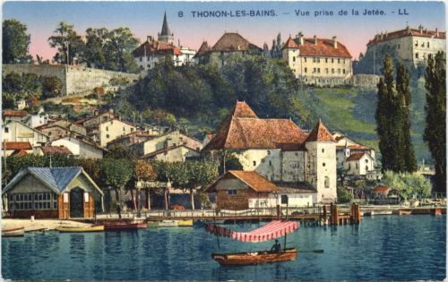 Thonon-les-Bains, Vue prise de la Jetee