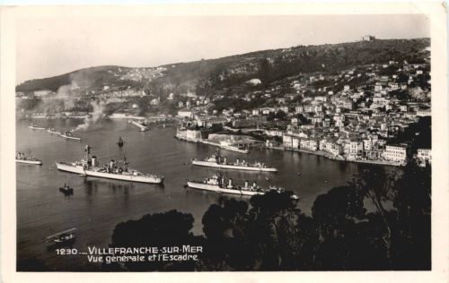 Villefranche-Sur-Mer, Vue generale et LÈscadre
