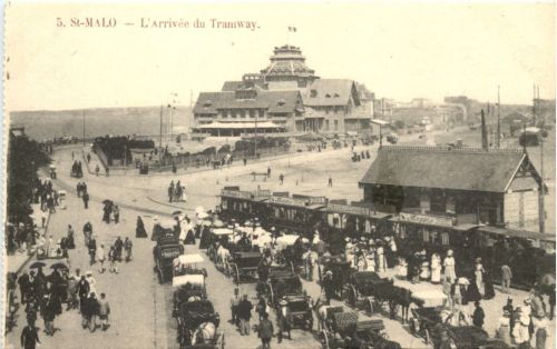 St-Malo, LÀrrivee du Tramway