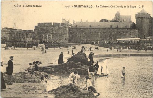 St-Malo, Le Chateau et la Plage