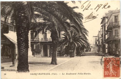 Saint-Raphael, Le Boulevard Felix-Martin