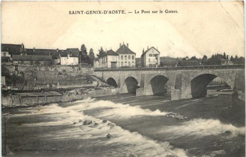 Saint-Genix-DÀoste, Le Pont sur le Guiers