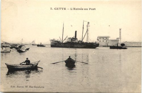 Cette, LÈntree au Port
