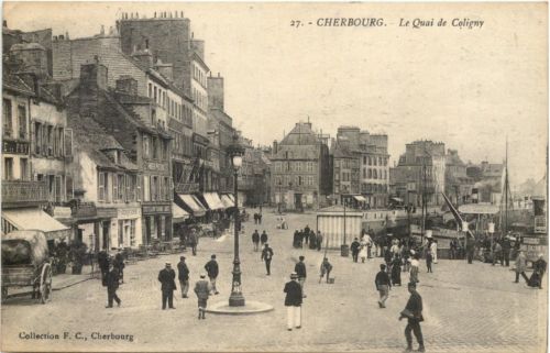 Cherbourg, Le Quai de Coligny