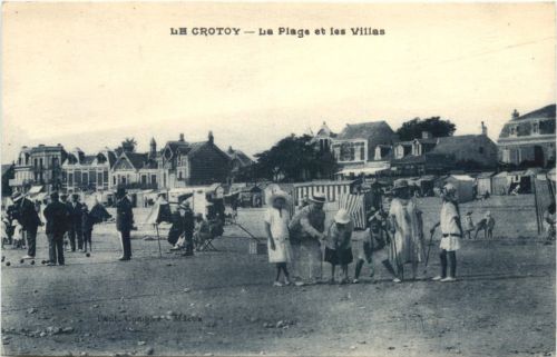 Le Crotoy, Le Plage et les Villas