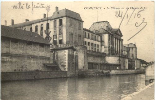 Commercy, Le Chateau vu du Chemin de fer