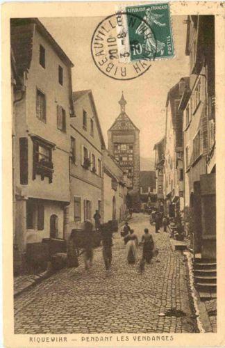 Riquewihr, Pendant les Vendanges