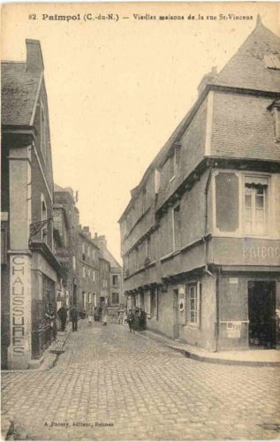 Paimpol, Vierlles maisons de la rue St.Vincent