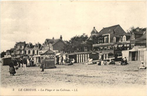 Le Crotoy, La Plage et les Cabines
