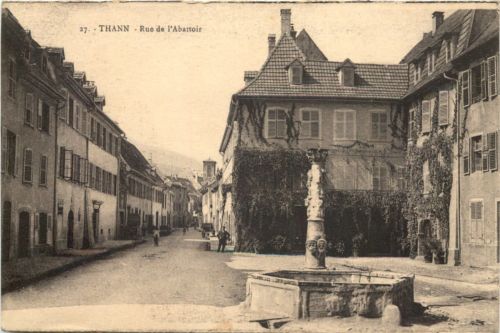 Thann, Rue de lÀbattoir