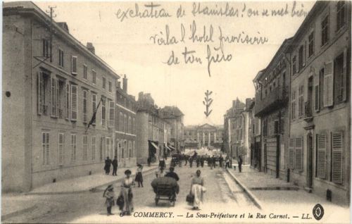 Commercy, La Sous-Prefecture et la Rue Carnot