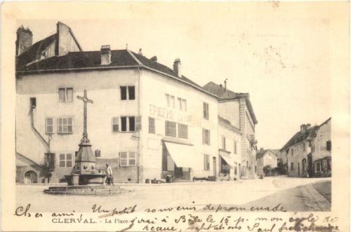 Clerval, La Place