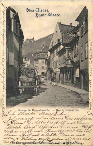 Strasse in Rappoltsweiler - Ribeauville