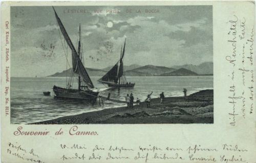 Souvenir de Cannes - Litho