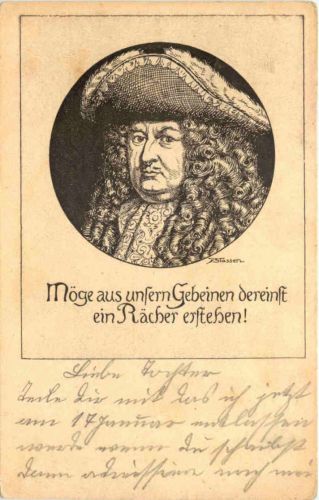 Möge aus unseren Gebeinen dereinst ein Rächer entstehen