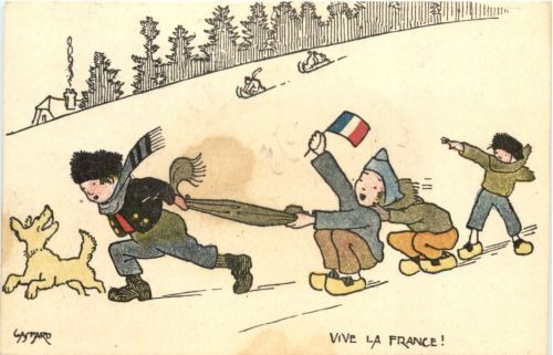 Künstler Ak - Gasparo - Vive la France