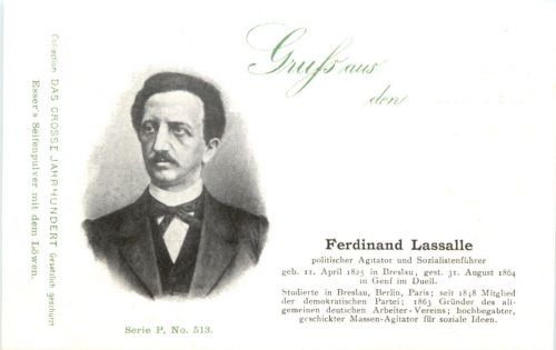 Ferdinand Lassalle - Politiker