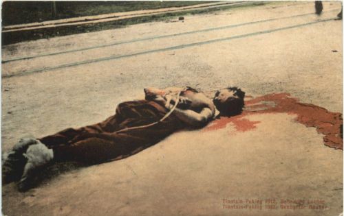Tientsin Peking 1912 - Beheaded Looter - China