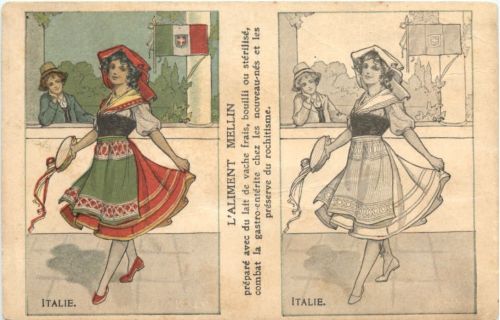 Malkarte - Mellin Nahrung - Italia