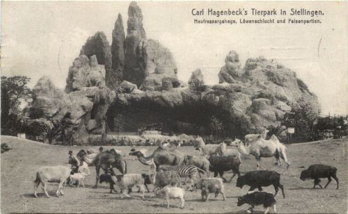 Hamburg-Stellingen - Carl Hagenbecks Tierpark - Heufressergehege