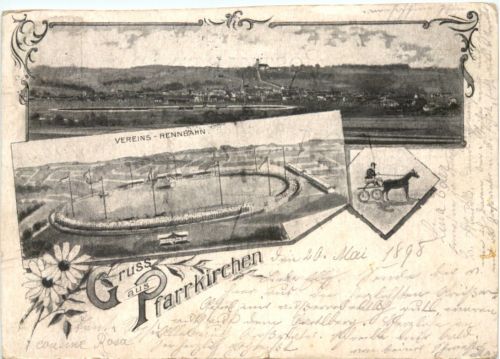 Gruss aus Pfarrkirchen - Pferderennbahn