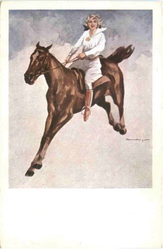 Pferd mit Frau