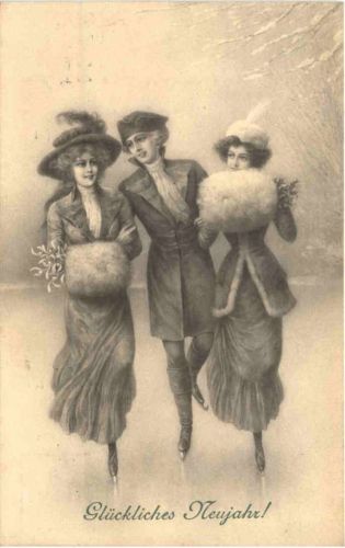 Neujahr - Eislaufen