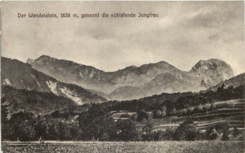 Wendelstein genannt die schlafende Jungfrau