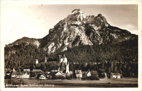 Füssen - Hohes Schloss mit Säuling