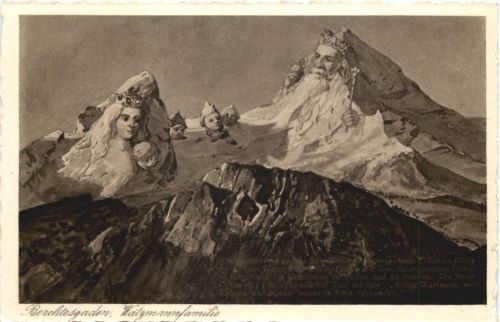 Berchtesgaden - Watzmannfamilie - Berge mit Gesichtern