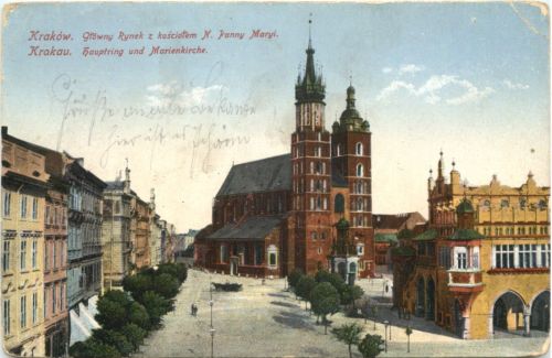 Krakau - Hauptring und Marienkirche - KuK Feldpost