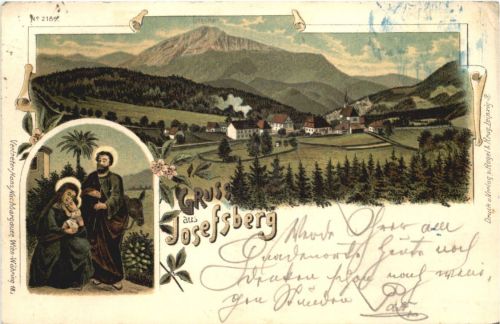 Gruss aus Josefsberg - Litho