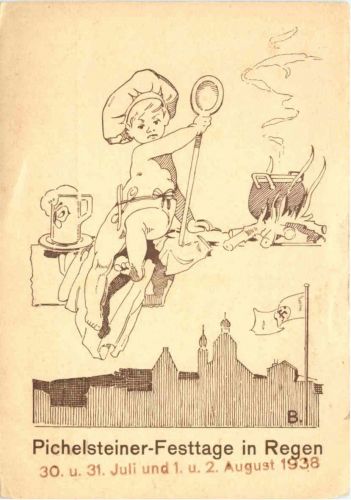 Pichelsteiner Festtage in Regen 1938 - 3. Reich