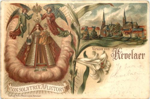 Gruss aus Kevelaer - Litho