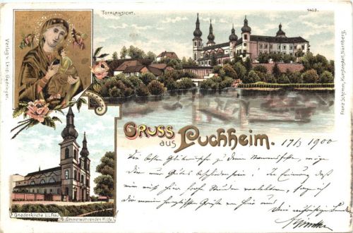 Gruss aus Puchheim - Litho - Attnang