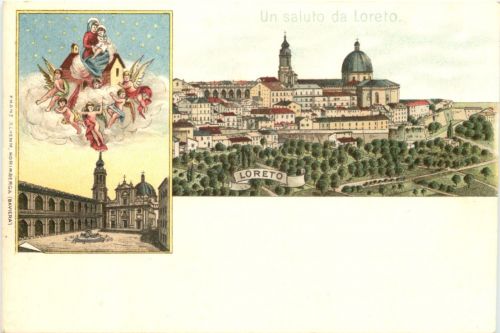 Un saluto de Loreto - Litho