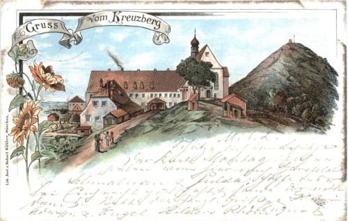 Gruss vom Kreuzberg - Litho